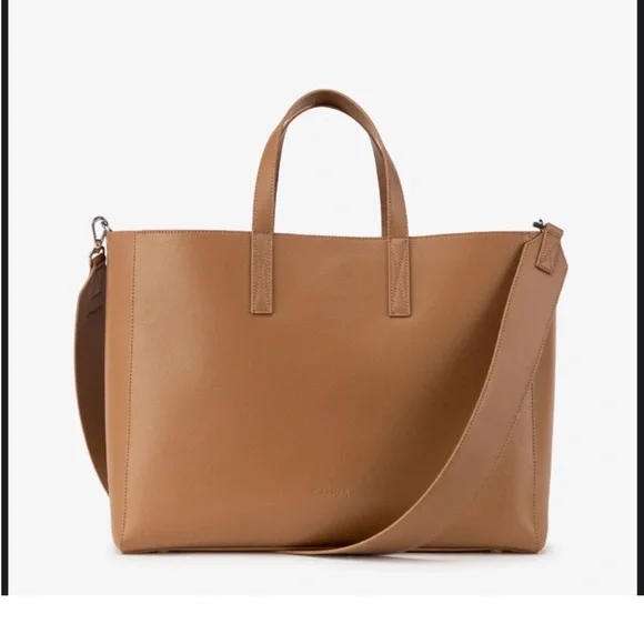 Calpak Haven Laptop Tote Bag in Toffee - Picture 2 of 15